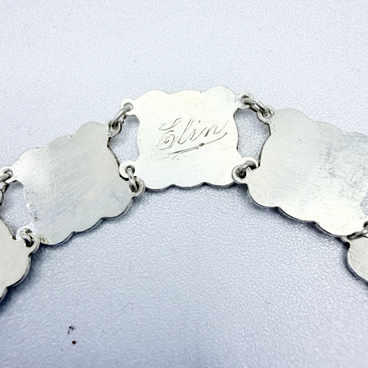 Marius Hammer, Norway 1920s. Antique Sterling Silver Bracelet.