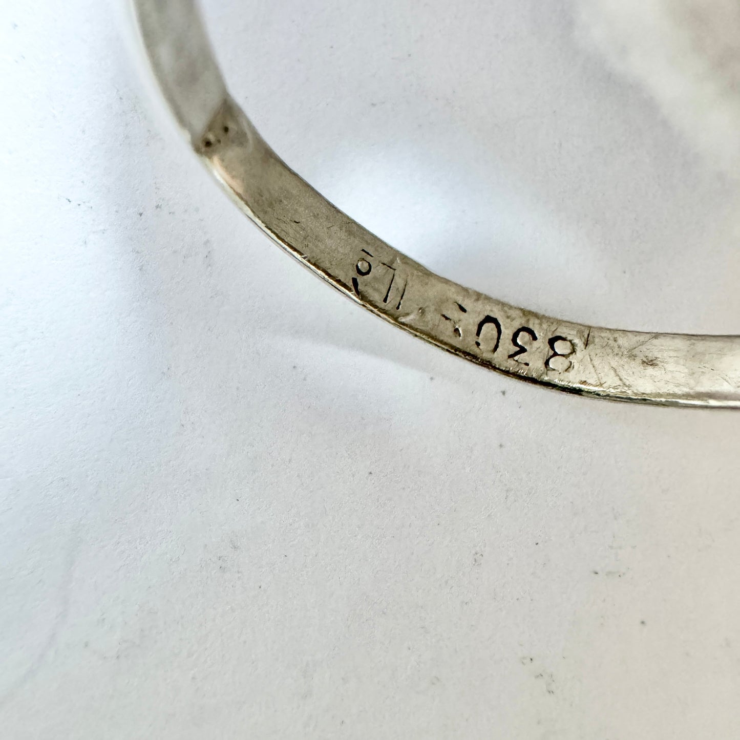 Denmark 1940s. Vintage Solid Silver Grapes Ring.
