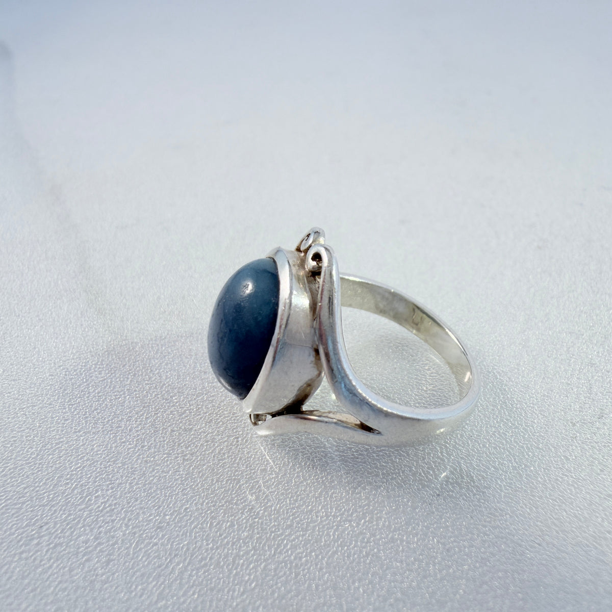 Vintage Sterling Silver Bergslagen-stone Ring.