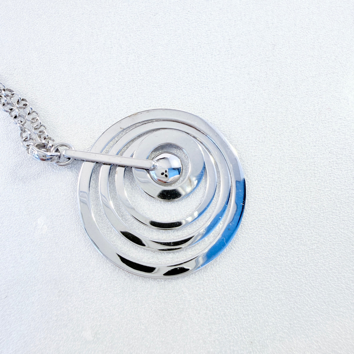 Tapio Wirkkala for Kultakeskus Finland Sterling Silver Moon Pendant Necklace