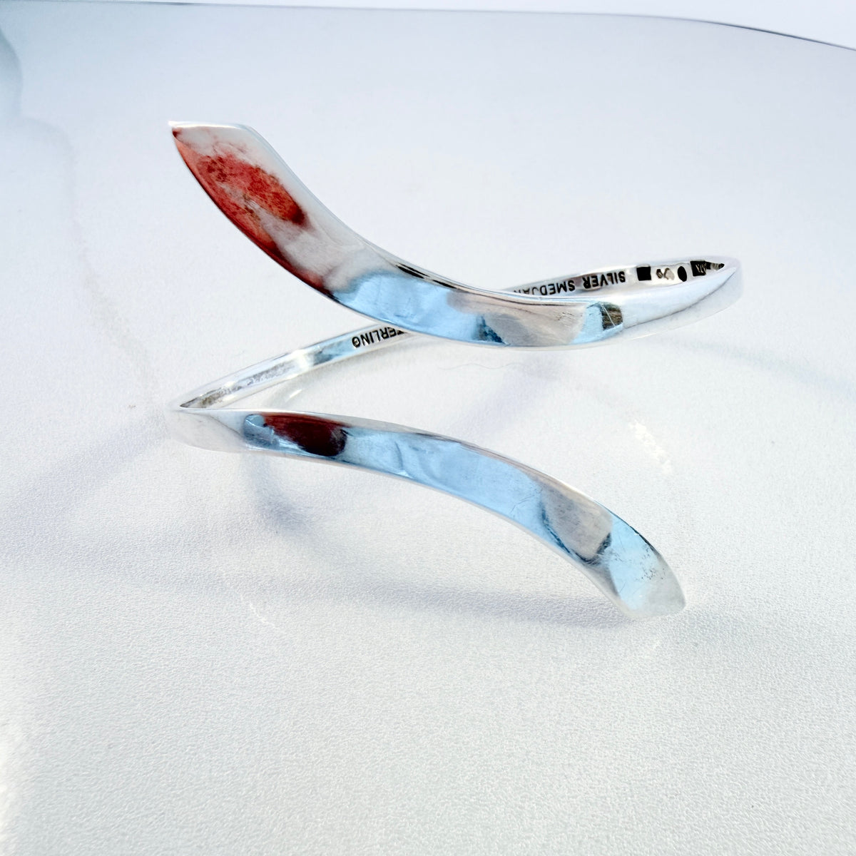 Owe Johansson, Sweden 1966. Vintage Sterling Silver Arm-band Bracelet.