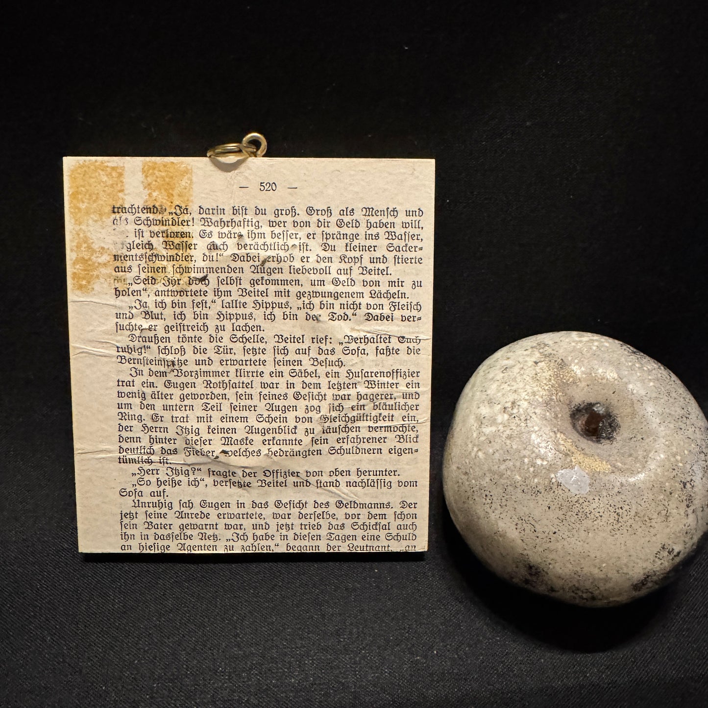 Antique Miniature Portrait Painting. Ludwig Van Beethoven.