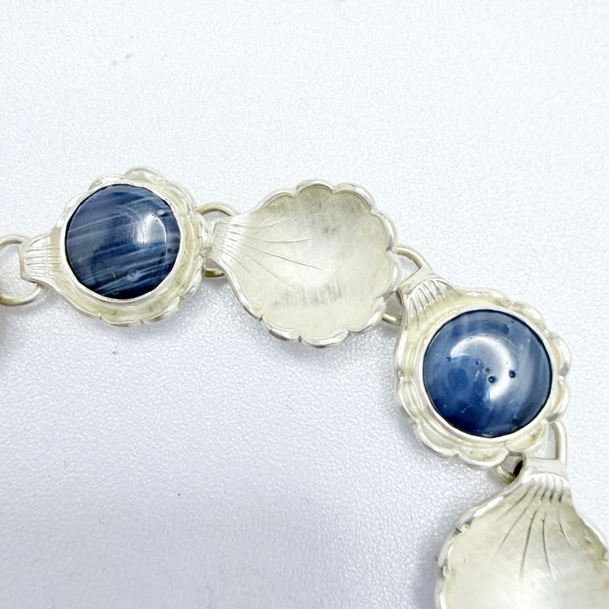 Alton, Sweden 1967. Vintage Sterling Silver Bergslagen-stone Bracelet.