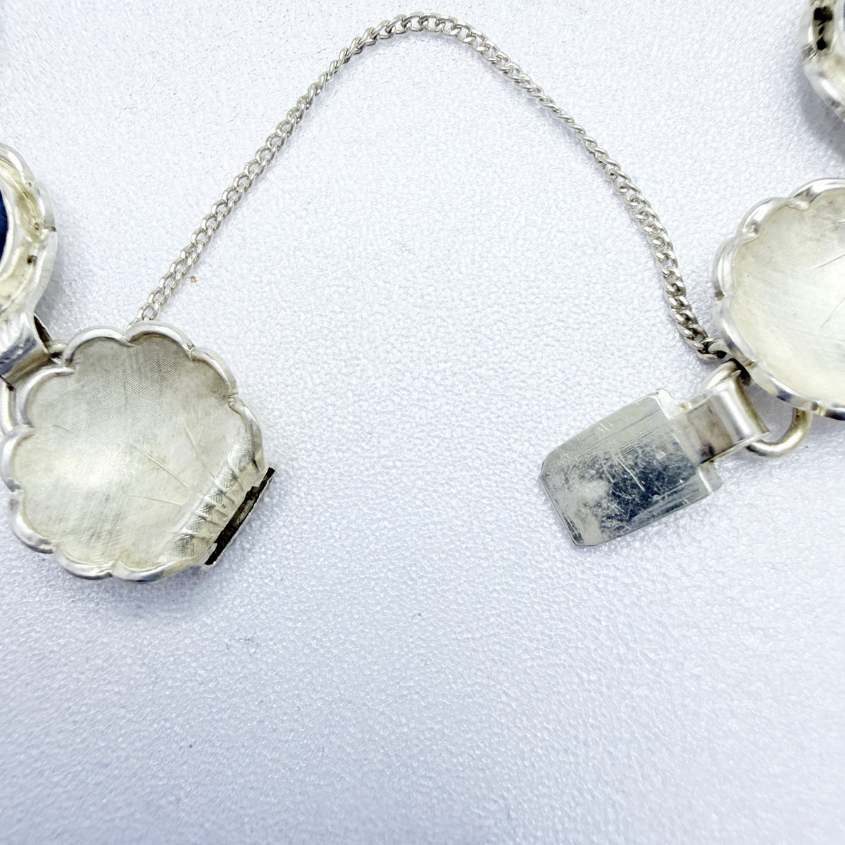 Alton, Sweden 1967. Vintage Sterling Silver Bergslagen-stone Bracelet.