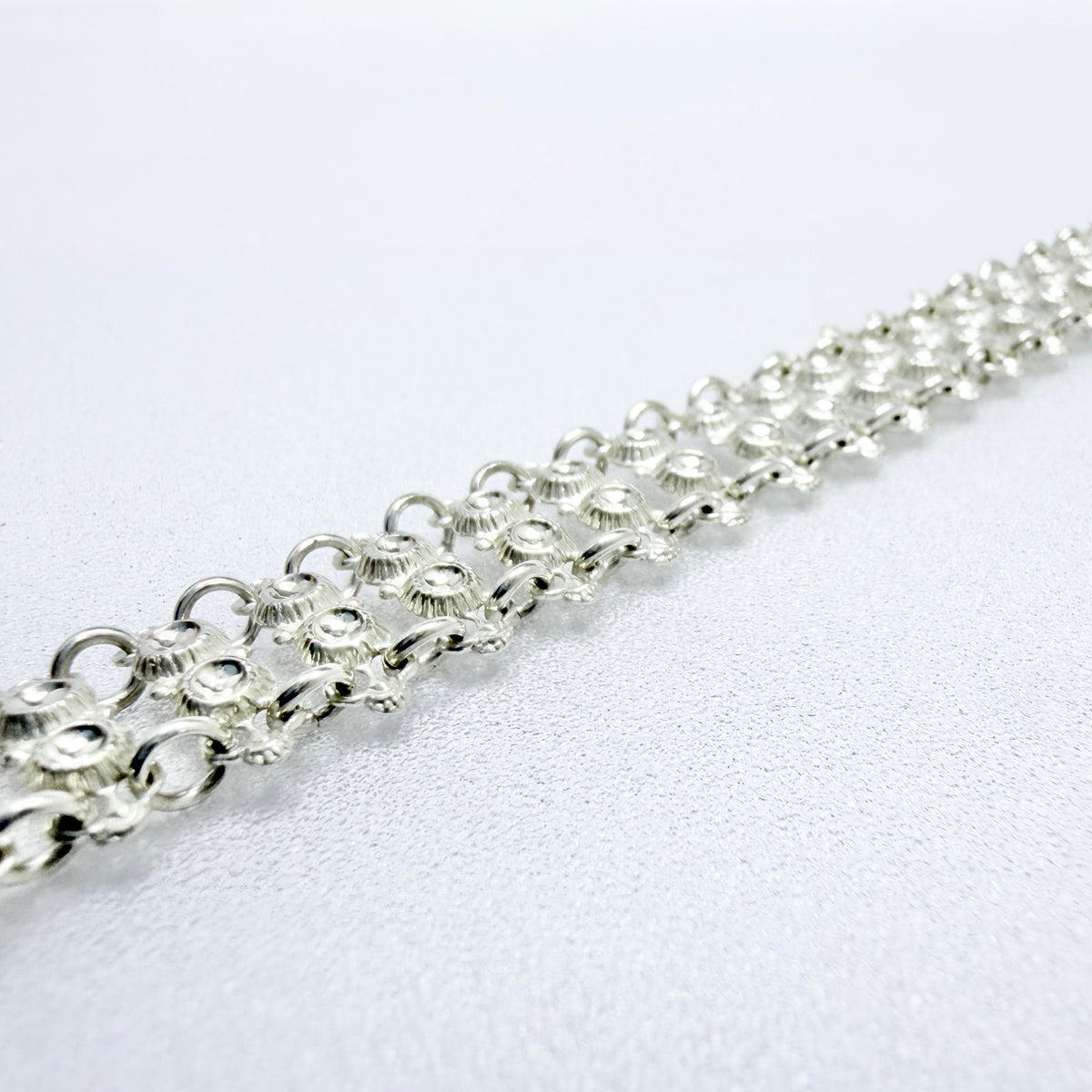 Norway early 1900s. Antique / Vintage Solid Silver Bracelet.