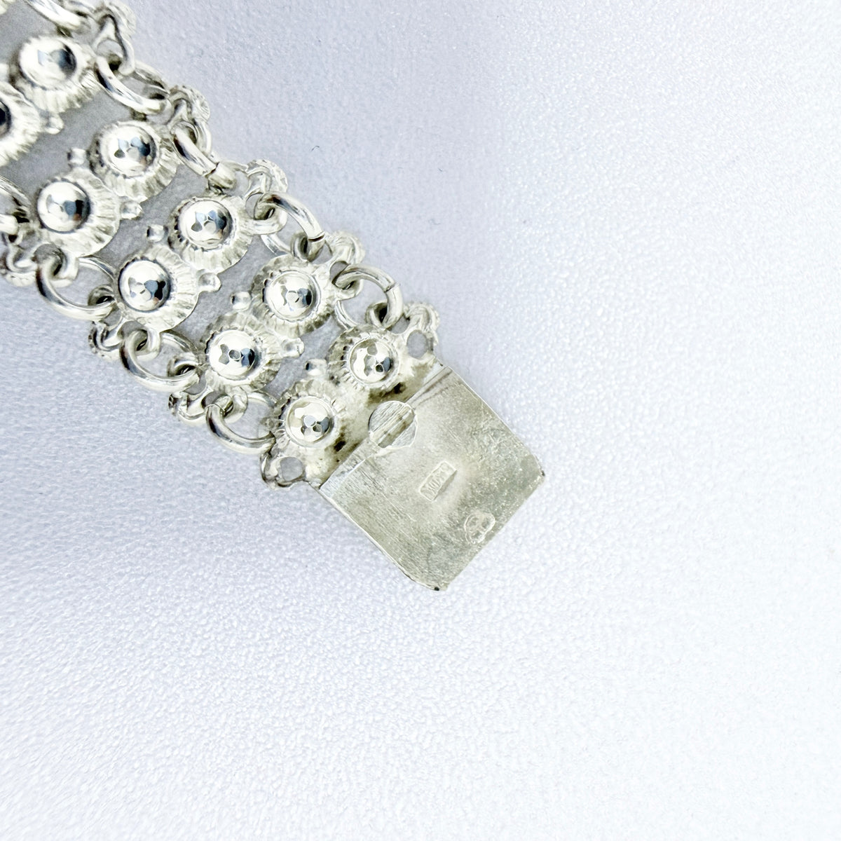 Norway early 1900s. Antique / Vintage Solid Silver Bracelet.