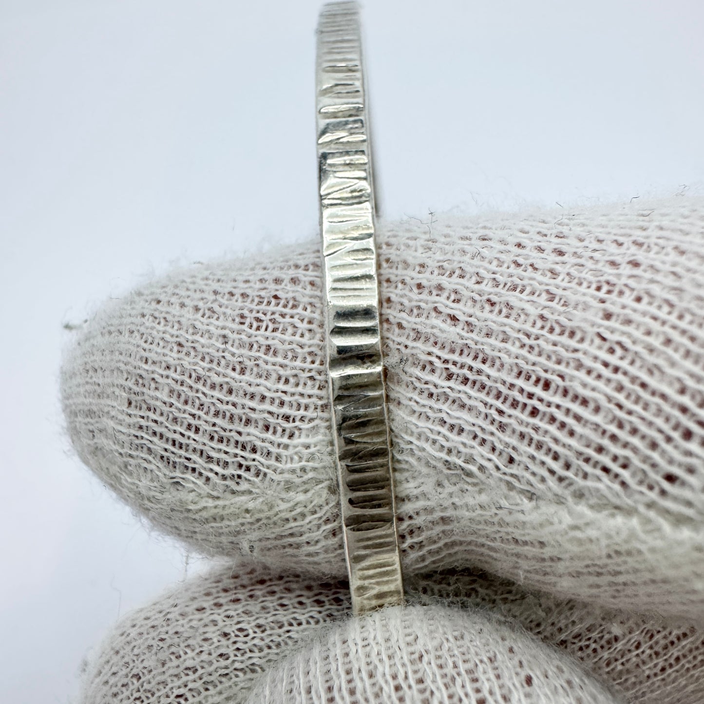Atelje Femton, Sweden 1974. Vintage Sterling Silver Bangle Bracelet.