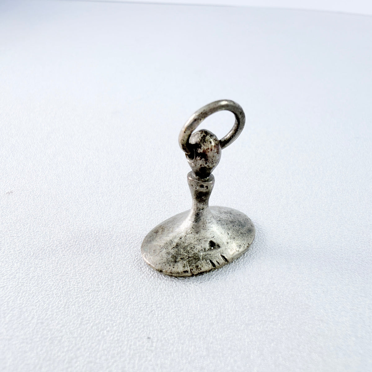 Antique Silver Wax Seal Stamp Pendant. Prob. Ottoman Empire 1800s.