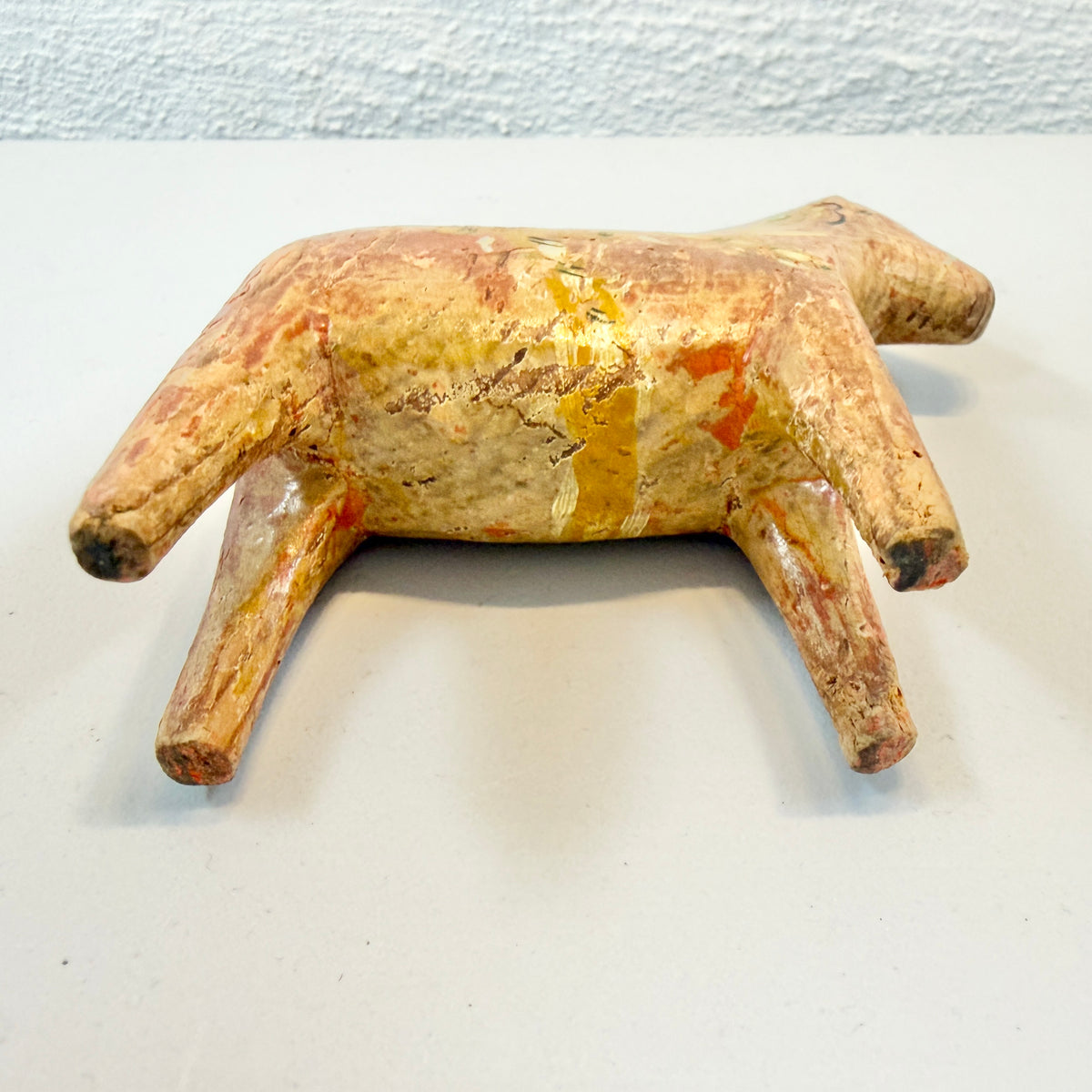 Antique / Vintage Hand-Carved Dala Horse. Swedish Folk Art