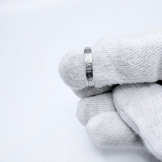 USSR. Vintage Sterling Silver Orthodox Christianity Band Ring.