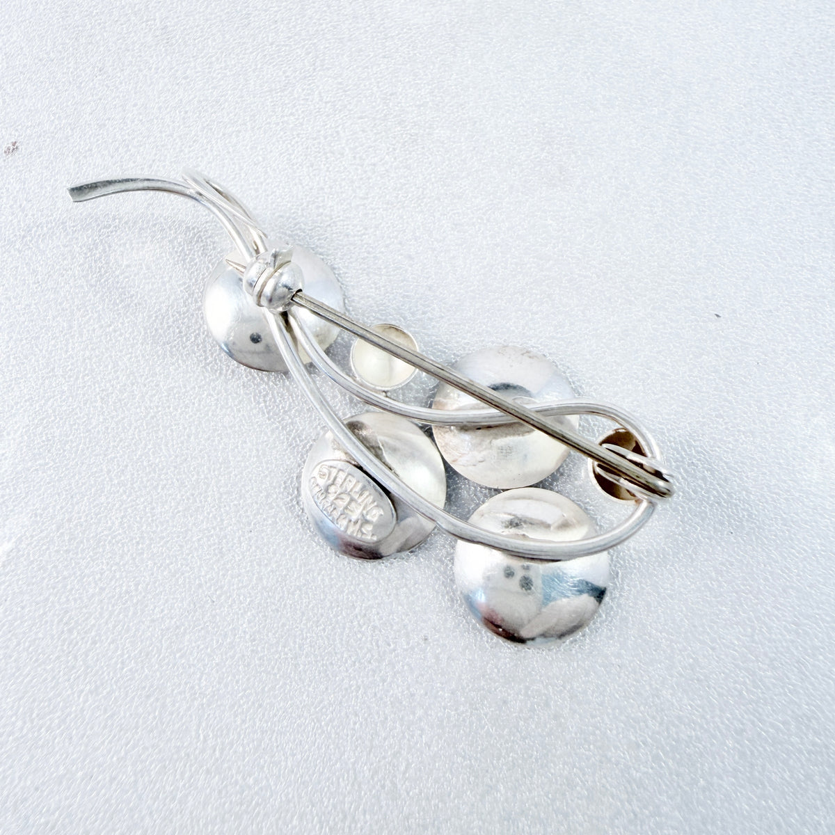 Herman Siersbøl, Denmark 1950s Vintage Sterling Silver Brooch.