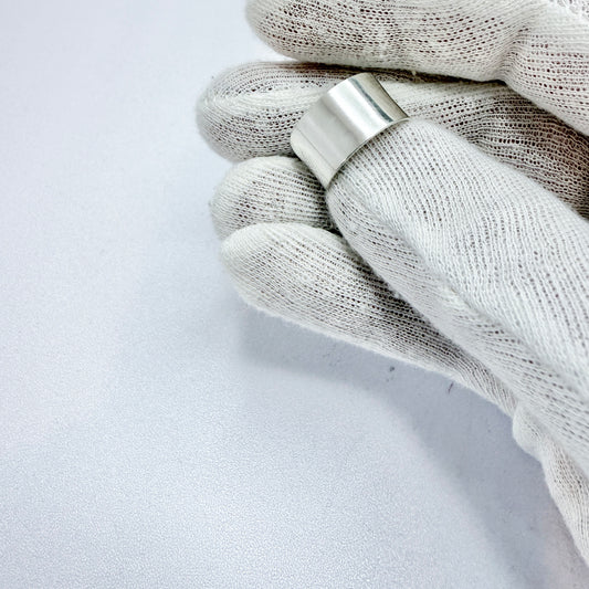 Victor Janson, Sweden 1975. Vintage Sterling Silver Plain Band Ring.
