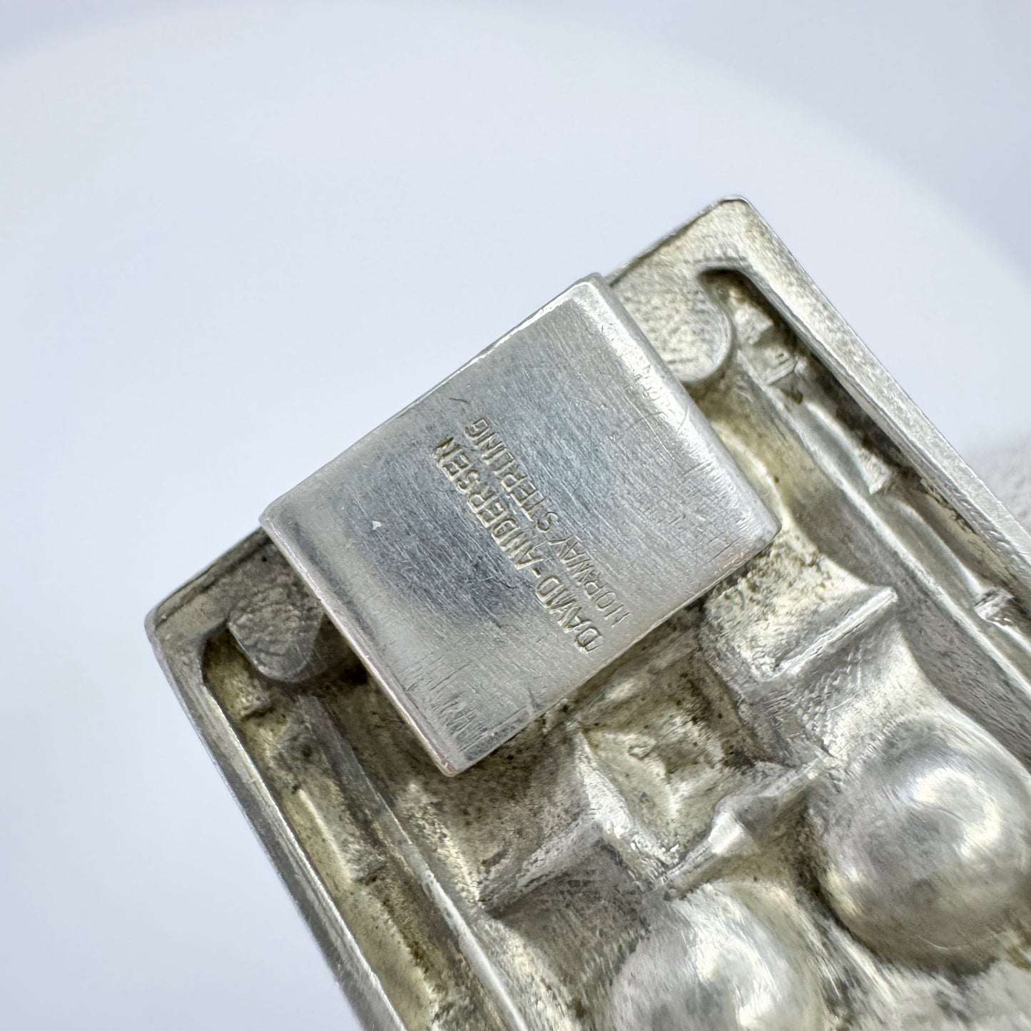 David-Andersen, Norway ca 1950s. Vintage Sterling Silver Bracelet.