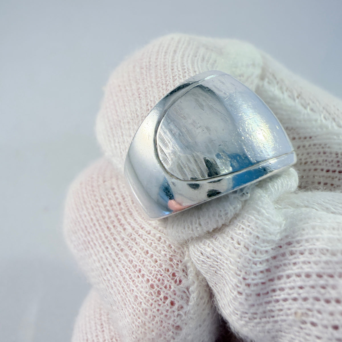 Markströms, Sweden 1957. Vintage Sterling Silver Ring.
