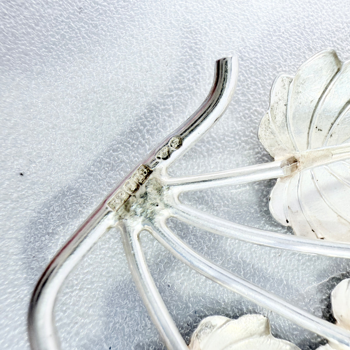 Pinco, Sweden 1959. Vintage Solid Silver Brooch.
