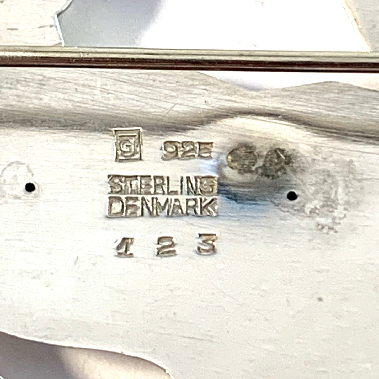 Georg Jensen, Denmark 1933-1945. Sterling Silver Dove Brooch. Design 123 by Kristian Møhl-Hansen