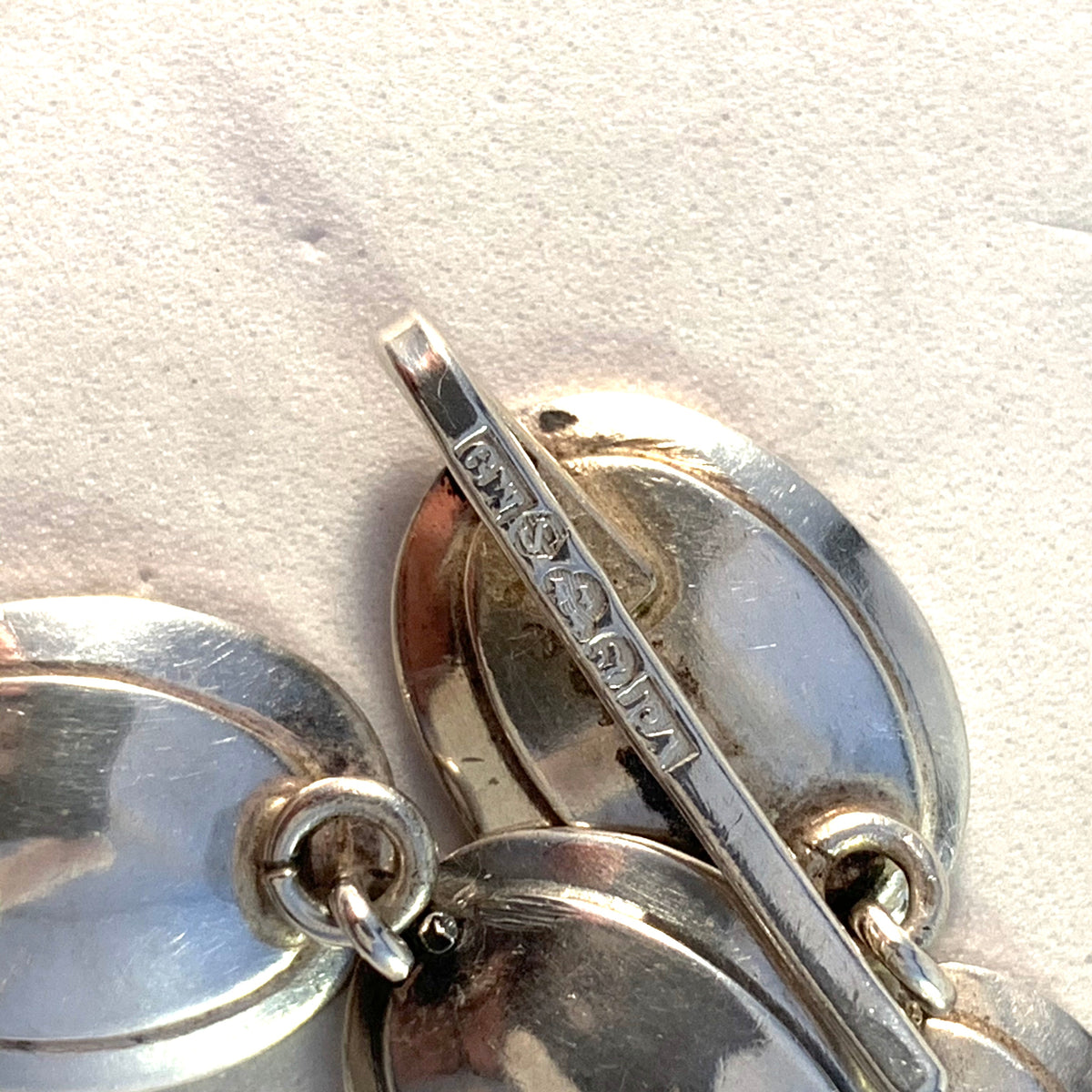 Victor Janson, Sweden 1962 Vintage Sterling Silver Bracelet.