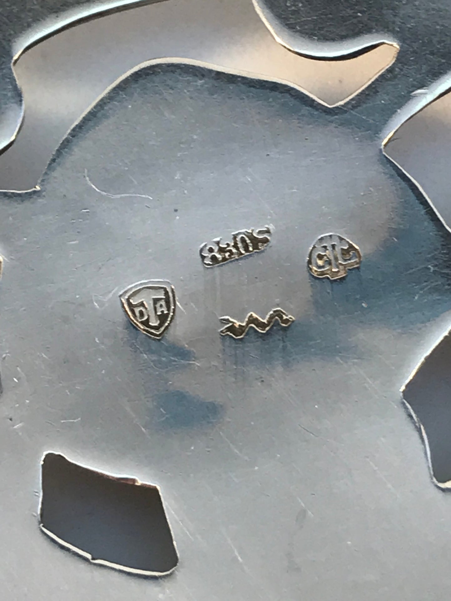 Sten & Laine, Finland 1974 Bold Vintage Sterling Silver Orbital Ring.