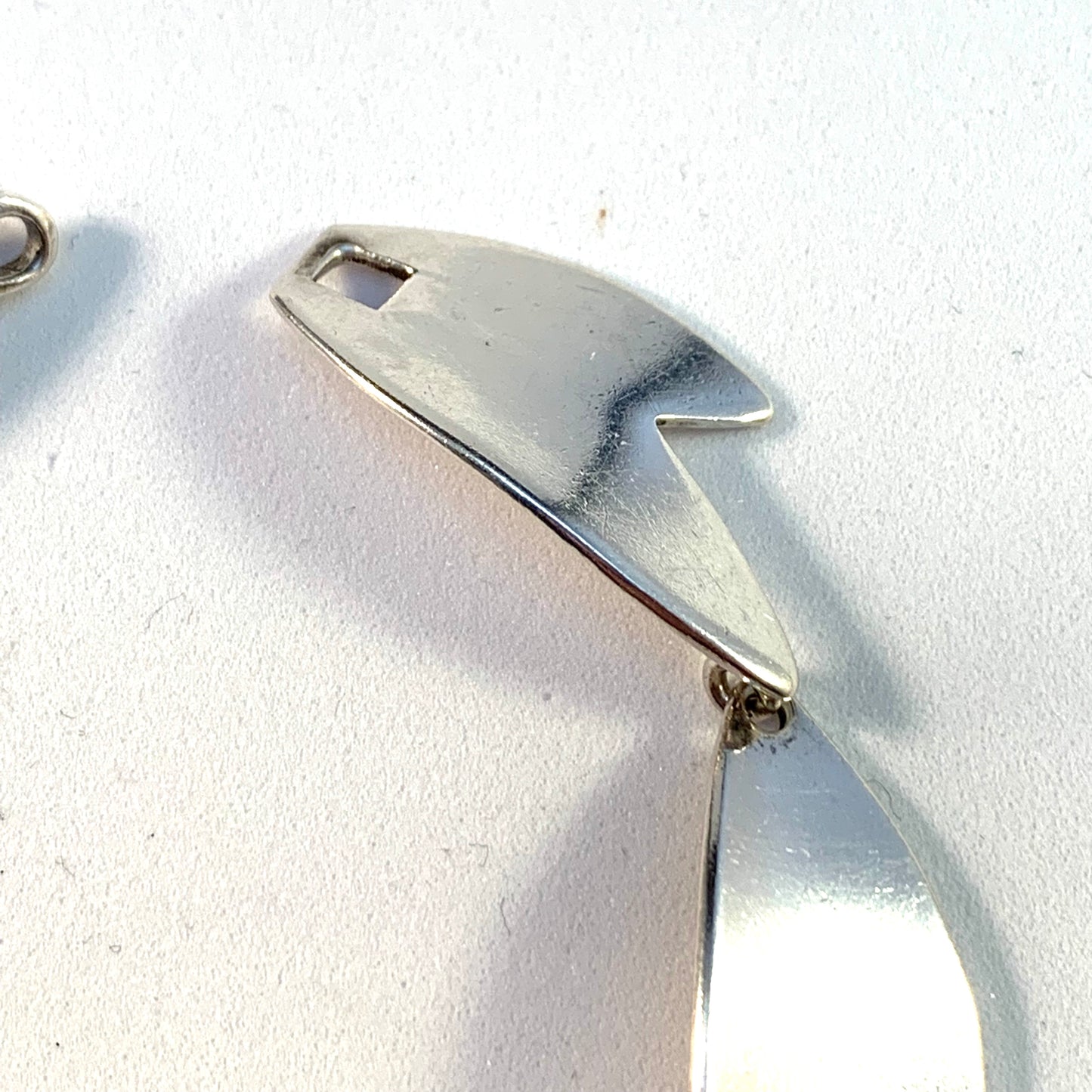 Arne Johansen, Denmark 1960s Vintage Sterling Silver Bracelet.