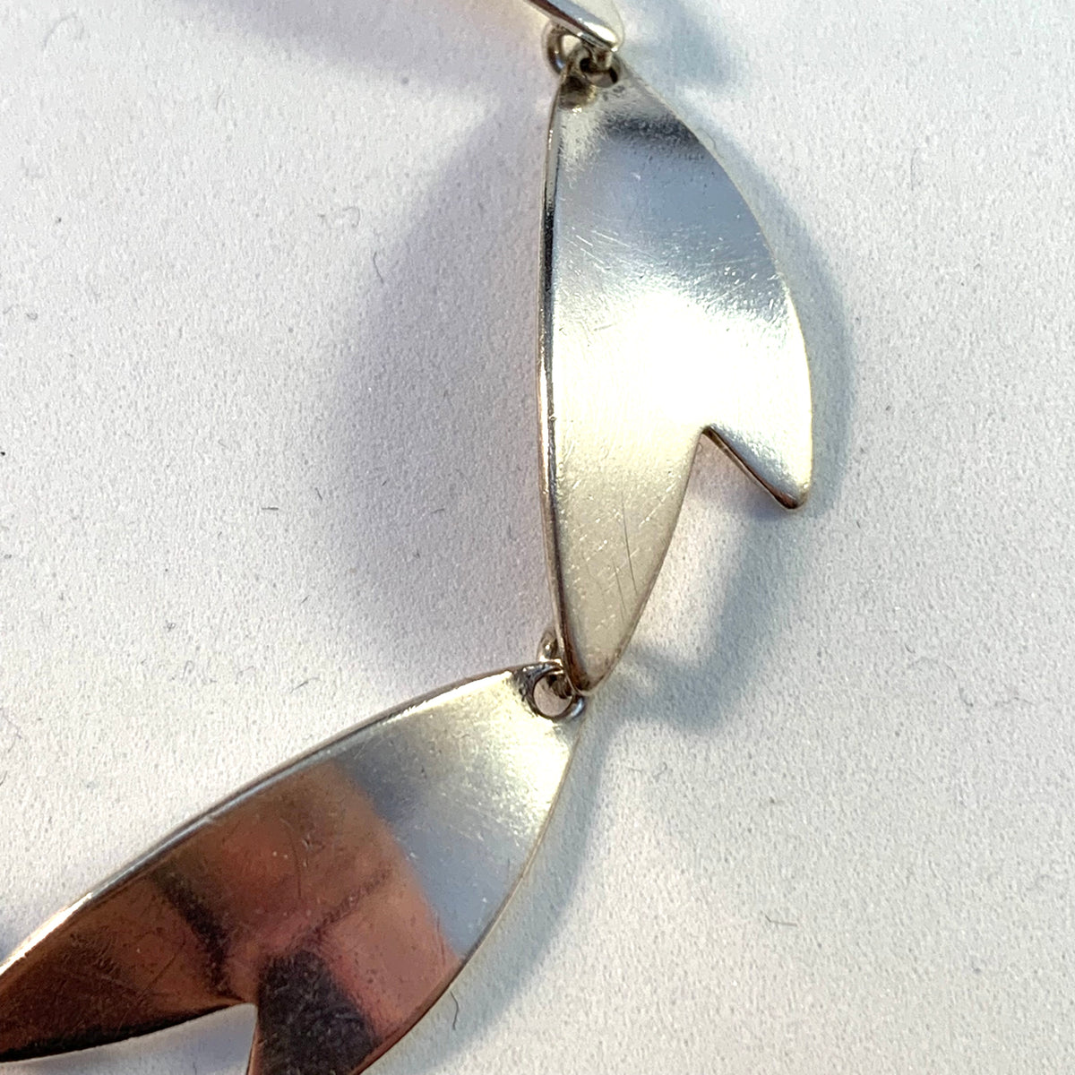 Arne Johansen, Denmark 1960s Vintage Sterling Silver Bracelet.