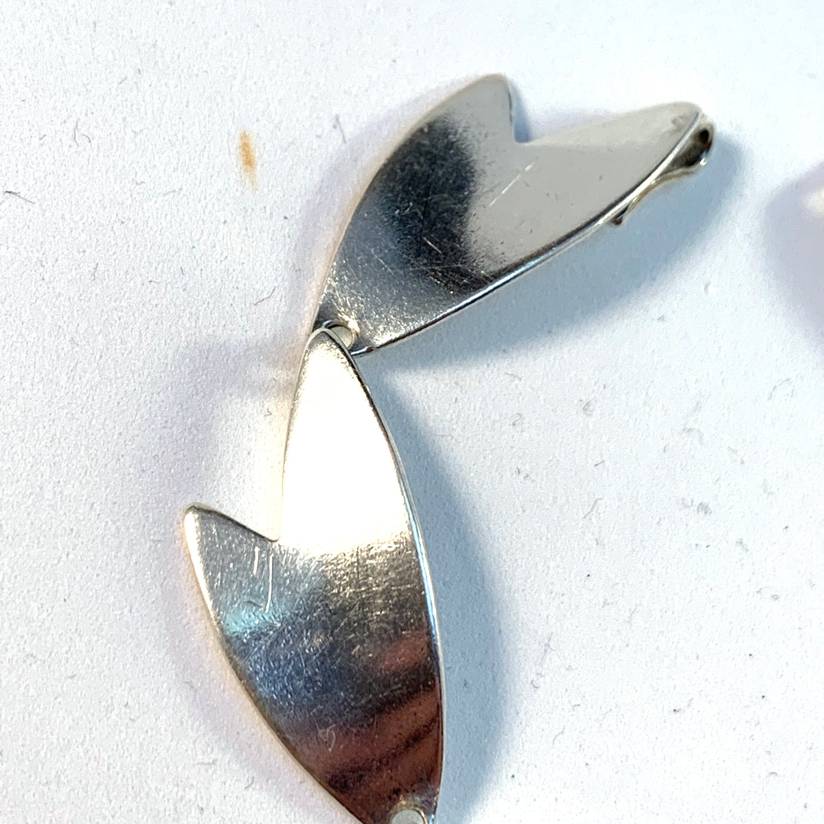 Arne Johansen, Denmark 1960s Vintage Sterling Silver Bracelet.