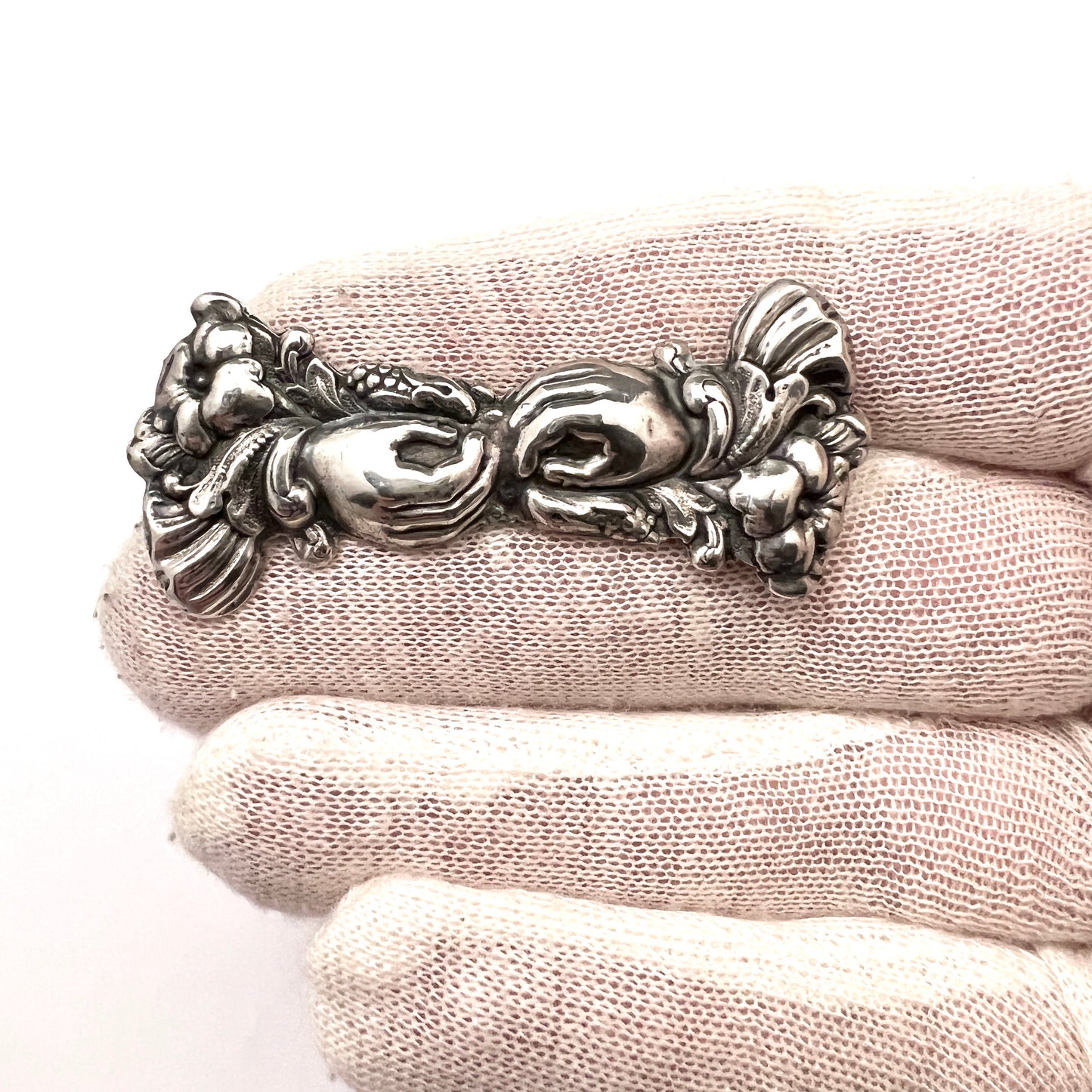 Sweden c 1870s Silver Scatter Pins Converted to Brooch c 1950s.