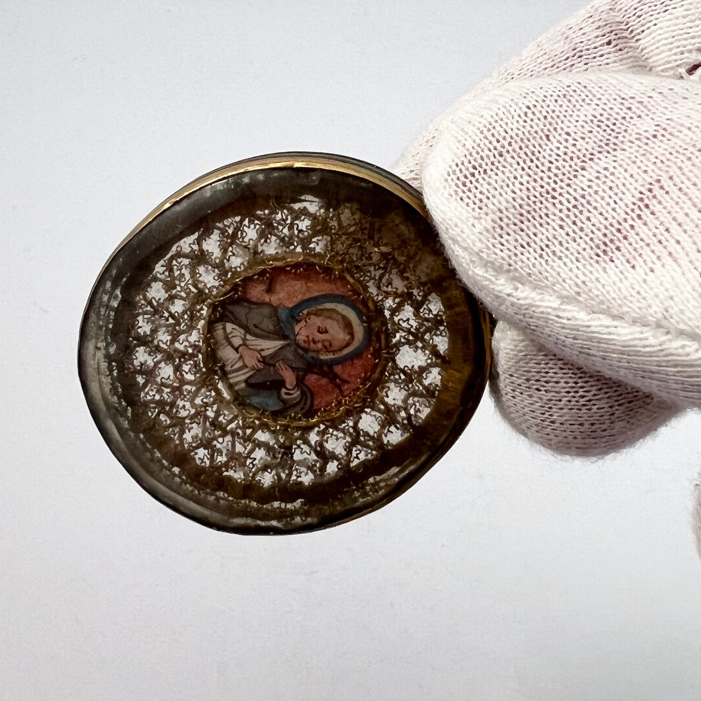 Antique St Severianus Reliquary Pendant.