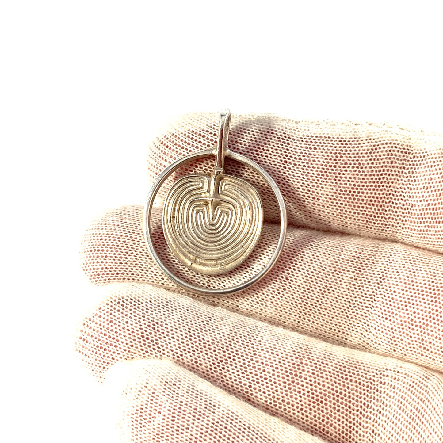 Ibe Dahlqust, Sweden. Vintage Sterling Silver Pendant.