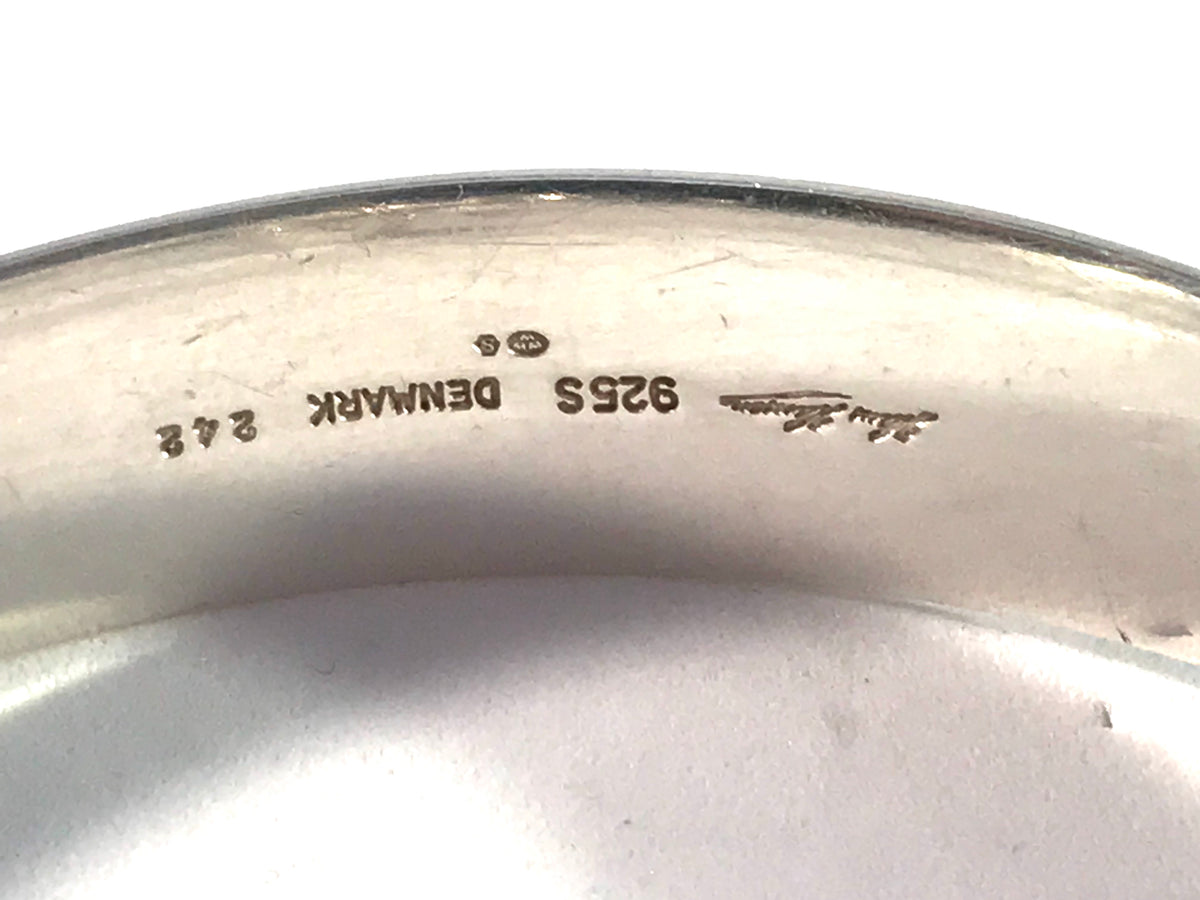 Bent Gabrielsen for Hans Hansen, Denmark 1960s Sterling Bracelet. Design 242