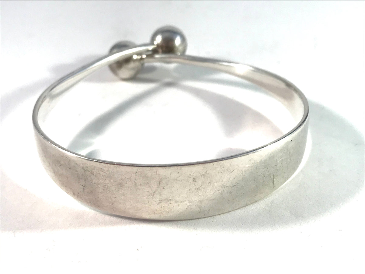 Bent Gabrielsen for Hans Hansen, Denmark 1960s Sterling Bracelet. Design 242