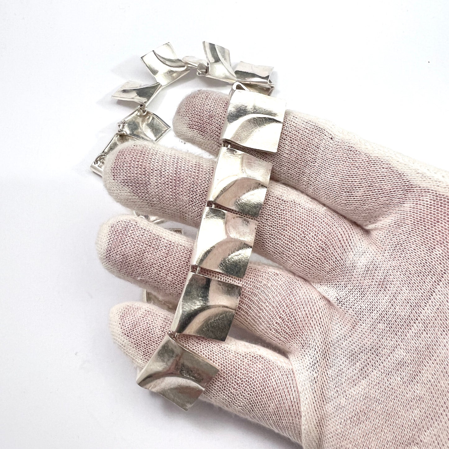 Bjorn Weckstrom Lapponia Finland year 1970. The Iconic Galactic Peaks Necklace.