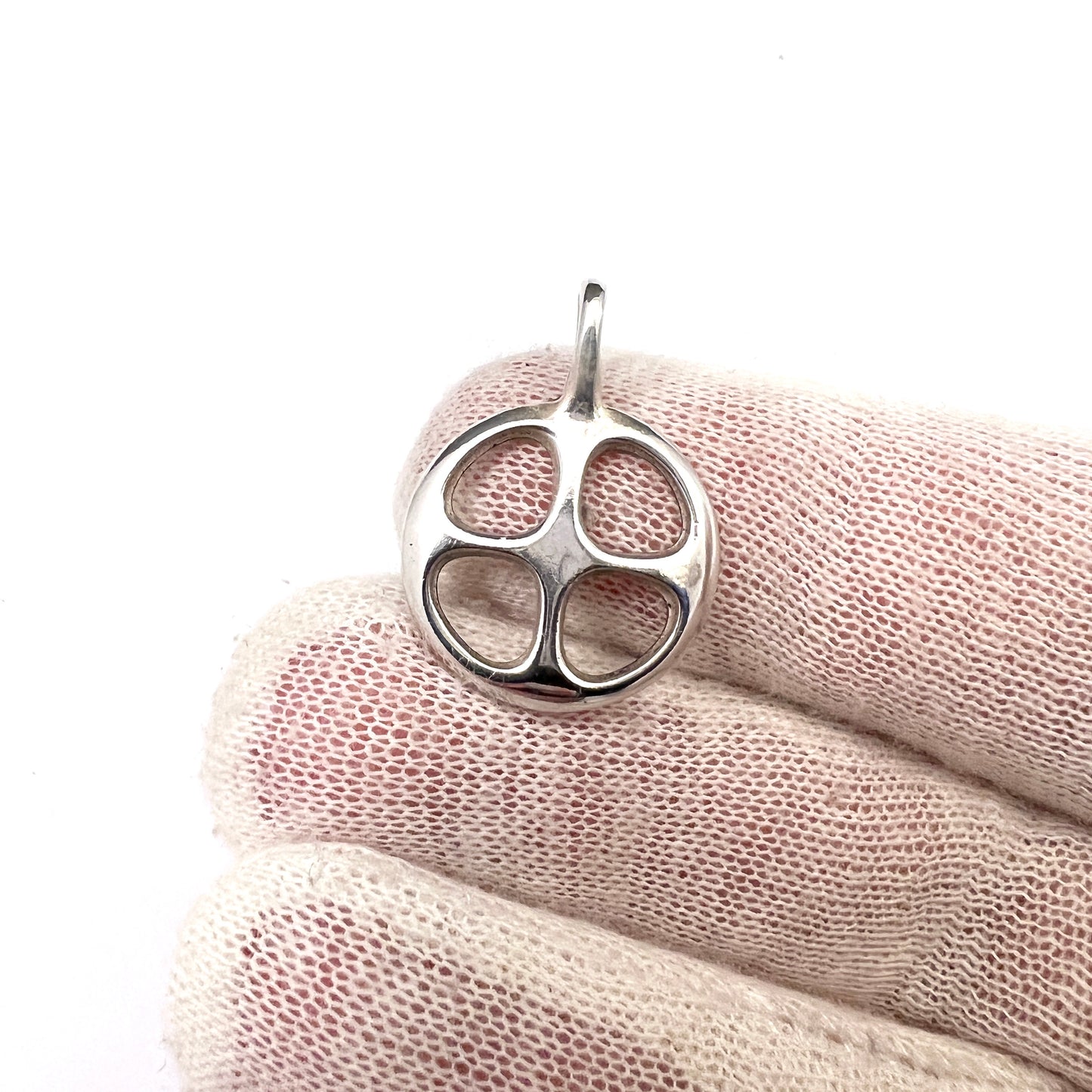 Ibe Dahlquist, Sweden. Vintage Sterling Silver Cross Pendant.