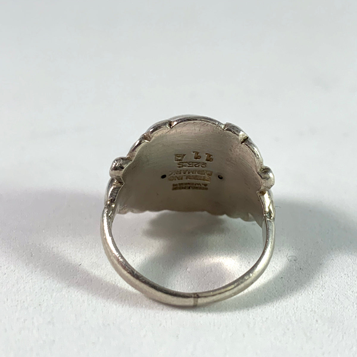 Georg Jensen & Wendel 1945-51, Copenhagen Sterling Silver Ring. Design 11A