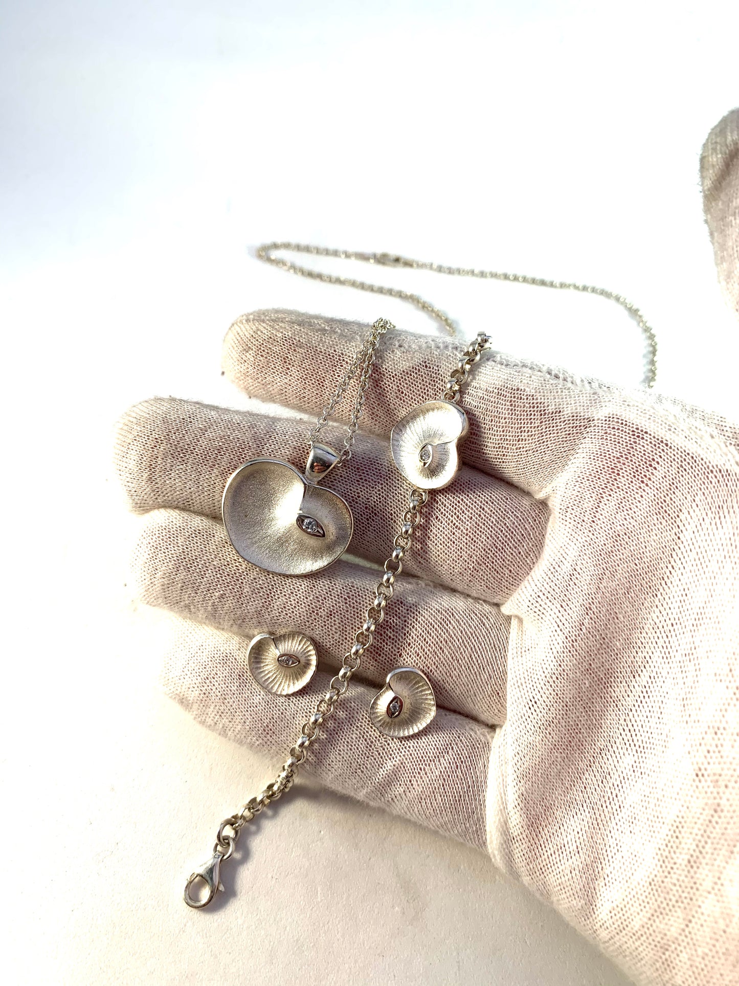 Finnfeelings, Finland Vintage Sterling Silver Set.