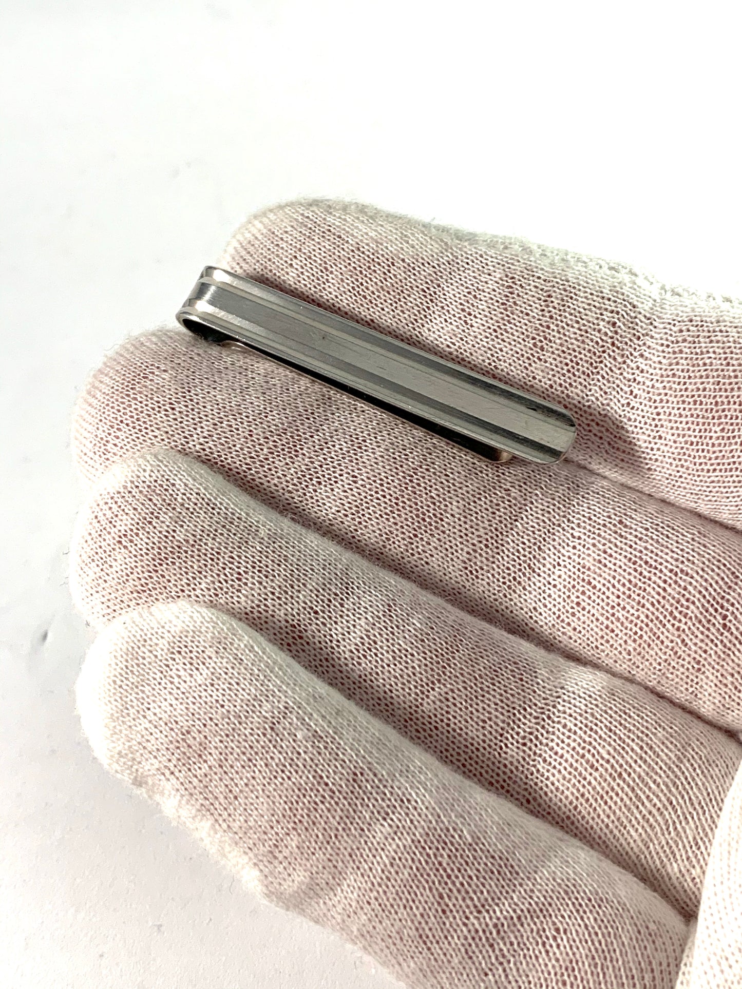 Aarre & Krogh, Denmark 1960s Sterling Silver Tie Bar