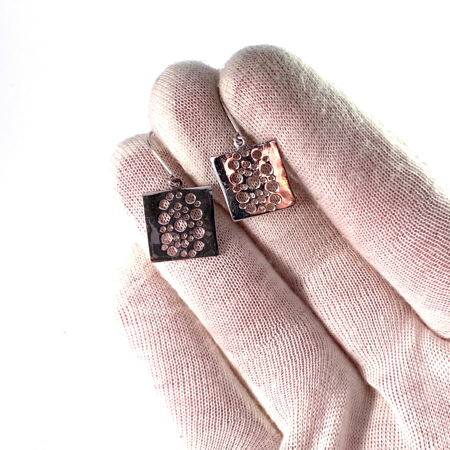 Kultakeskus, Finland. Design Liisa Vitali, Sterling Silver Earrings