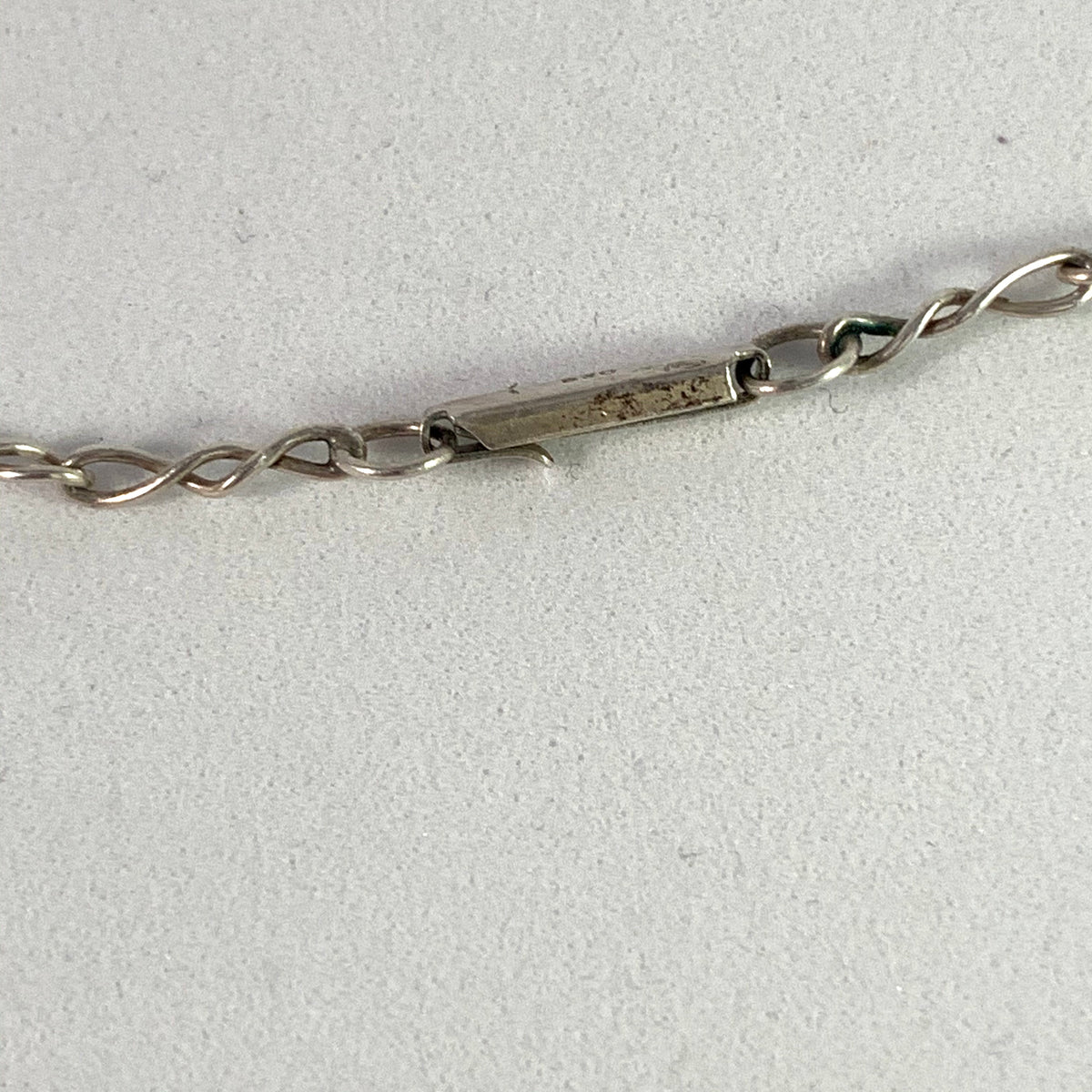 Munksgaard Denmark 1970-73 Solid Silver Necklace. Design 240