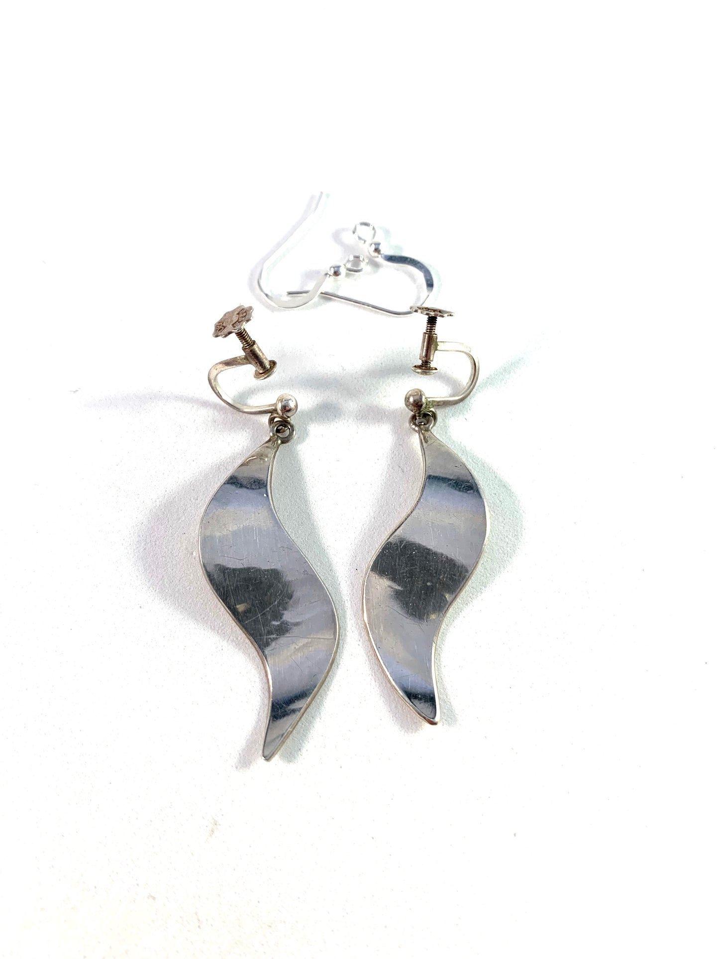 Louise Carlman, Sweden Vintage Sterling Silver Earrings