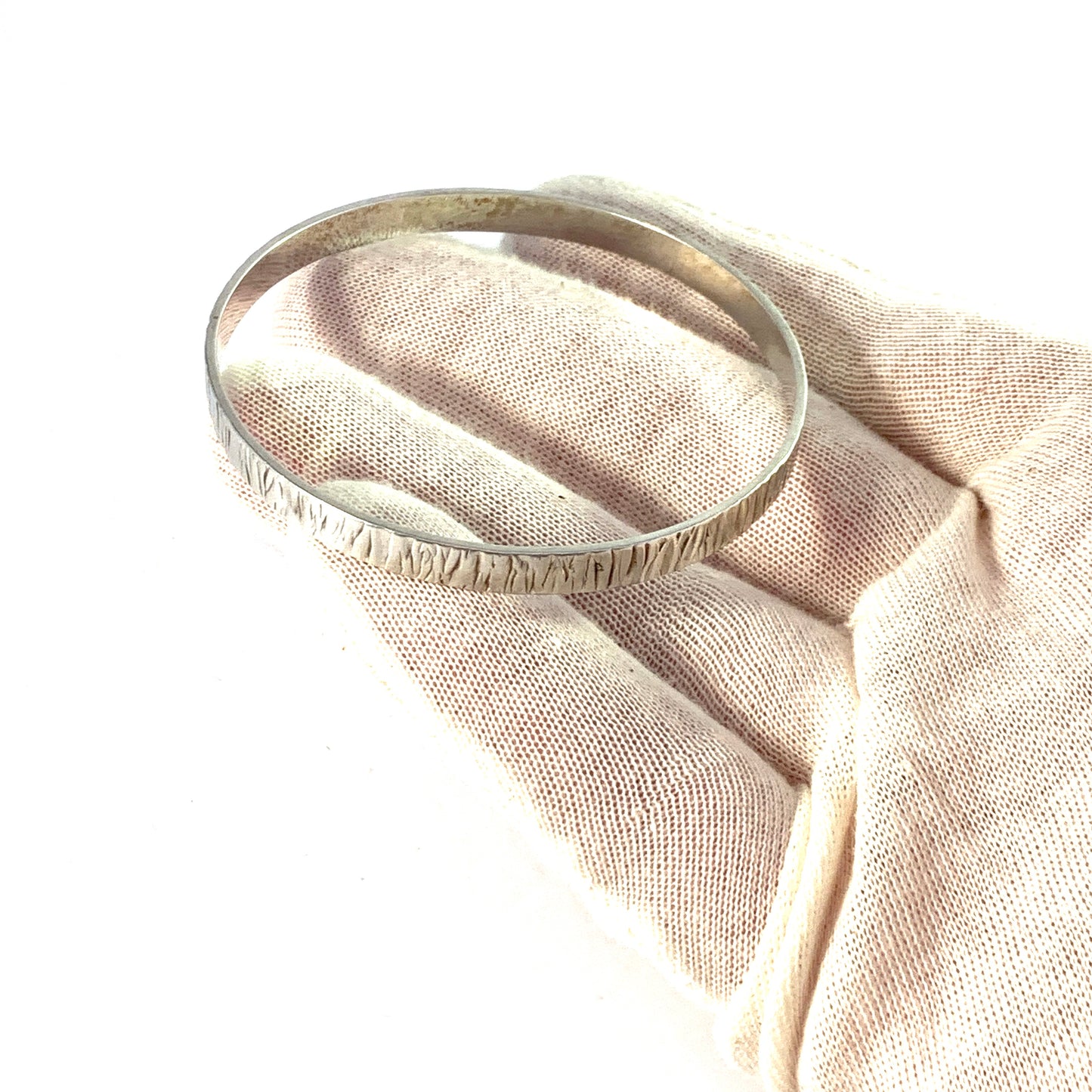 Victor Janson Sweden 1975. Vintage 830 Silver Bangle Bracelet.