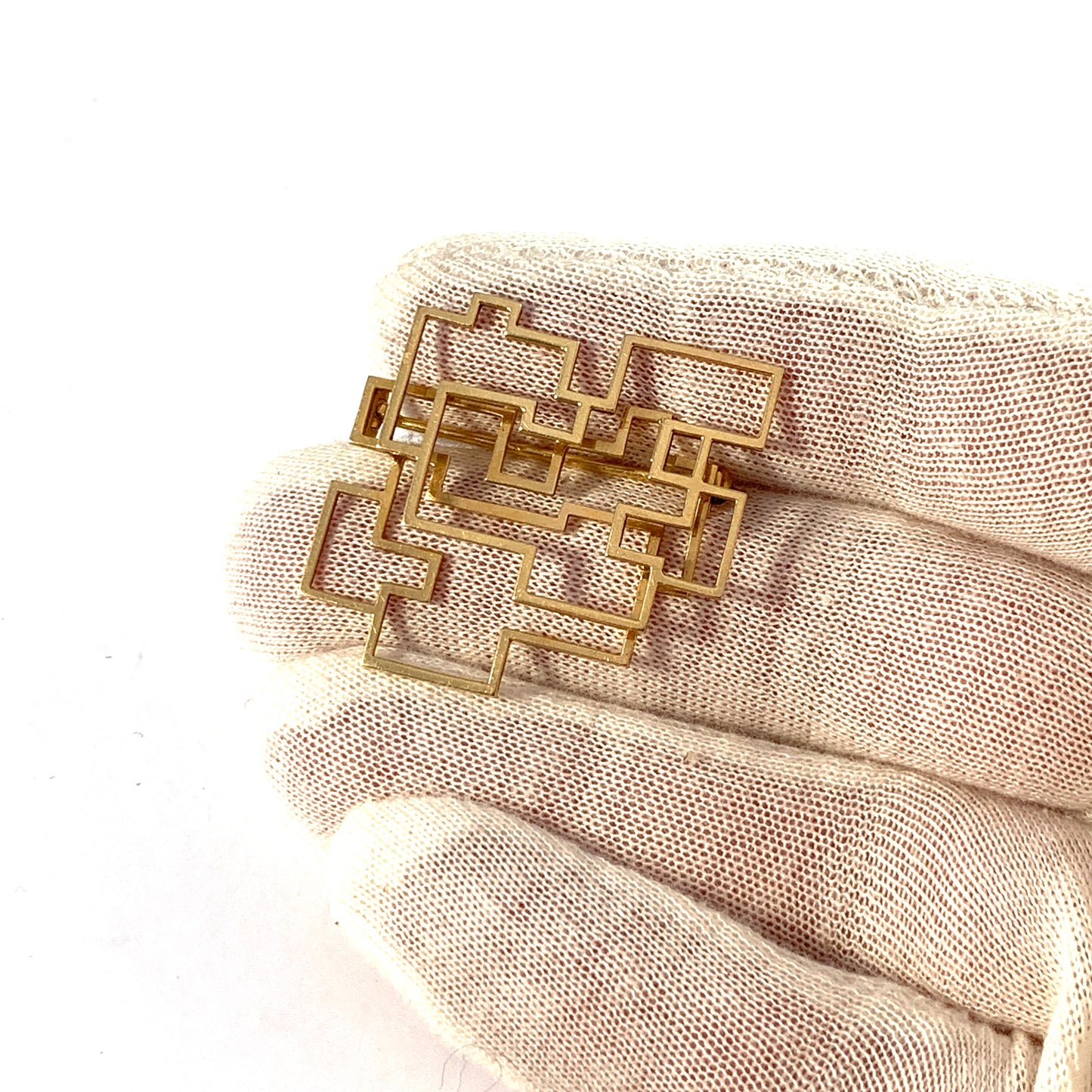 Rey Urban, Stockholm Sweden 1967. Vintage 18k Gold Brooch.