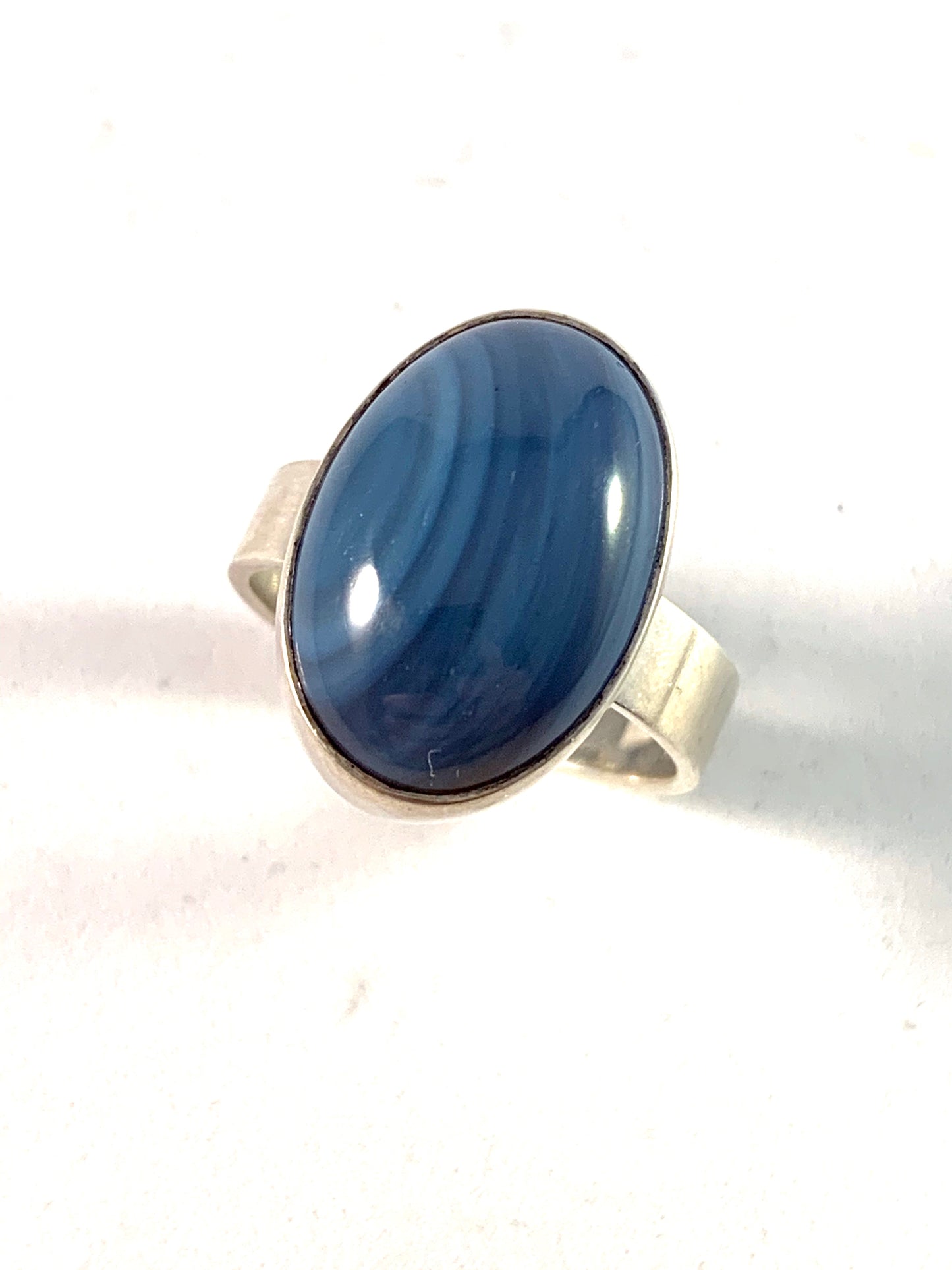 N S E Guldvaru, Sweden year 1980 Sterling Bergslagen-stone Ring