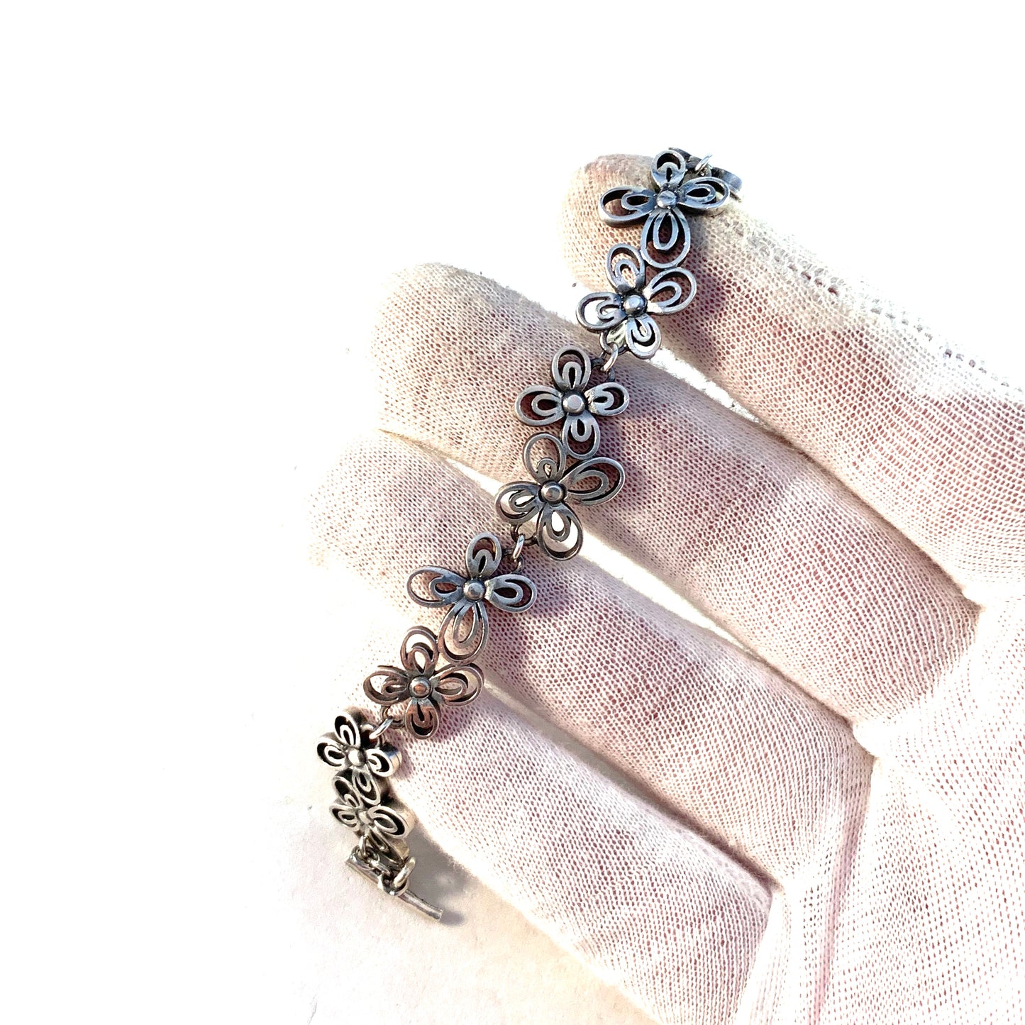 Kultateollisus, Finland 1975 Vintage Sterling Silver Bracelet.