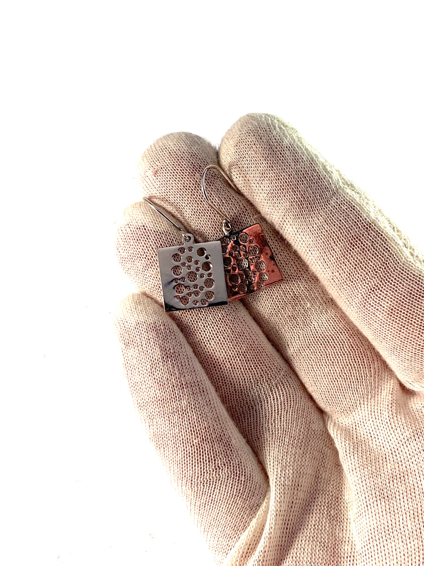 Kultakeskus, Finland. Design Liisa Vitali, Sterling Silver Earrings