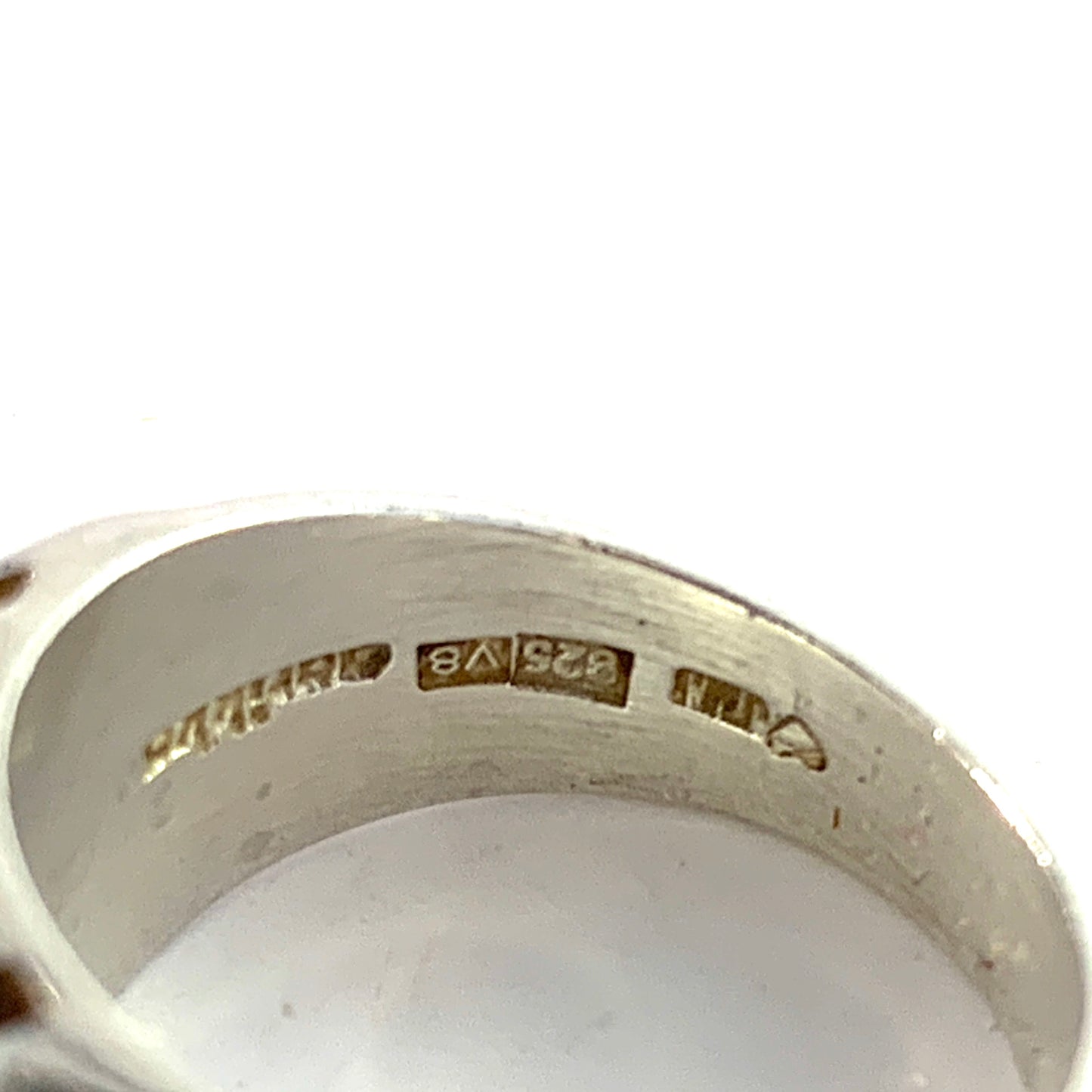 Aarikka, Finland. Vintage Sterling Silver Ring.