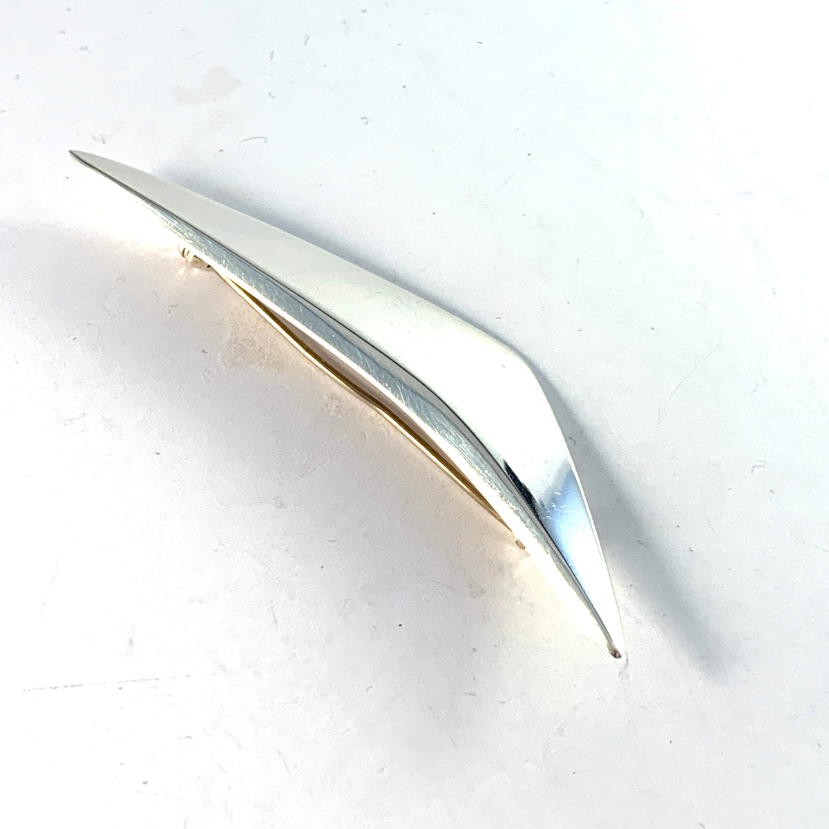 Hans Hansen, Denmark c 1960 Sterling Silver Brooch. Design no 113. Signed.