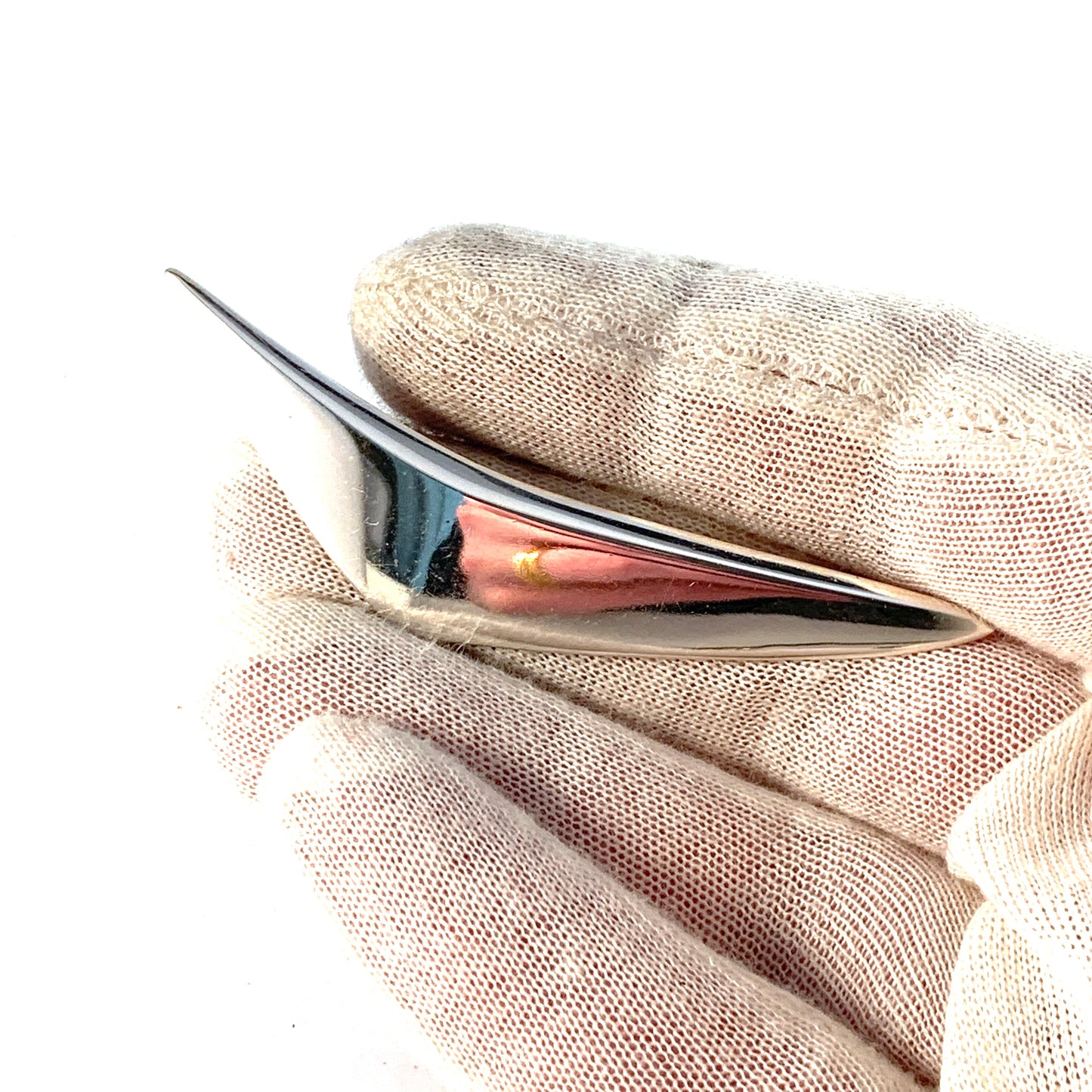 Hans Hansen, Denmark c 1960 Sterling Silver Brooch. Design no 113. Signed.