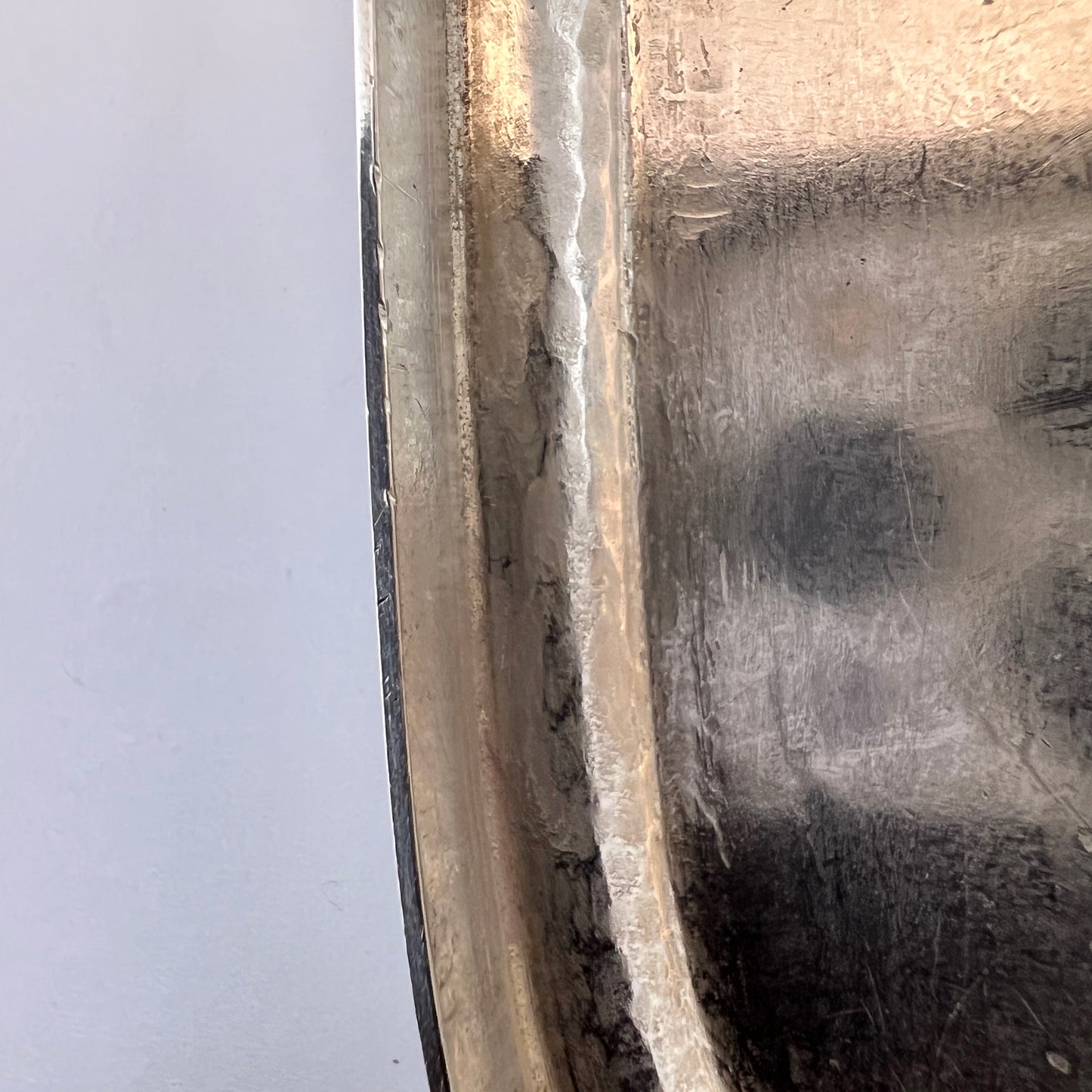 A. Nilsson, father of Wiwen Nilsson, Sweden 1910. Antique Large 11.2oz Sterling Dressing Table Box.