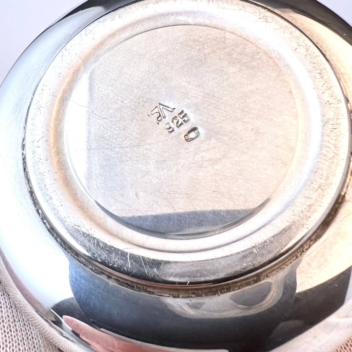 Vintage Mid-Century Sterling Silver Flower Vase.