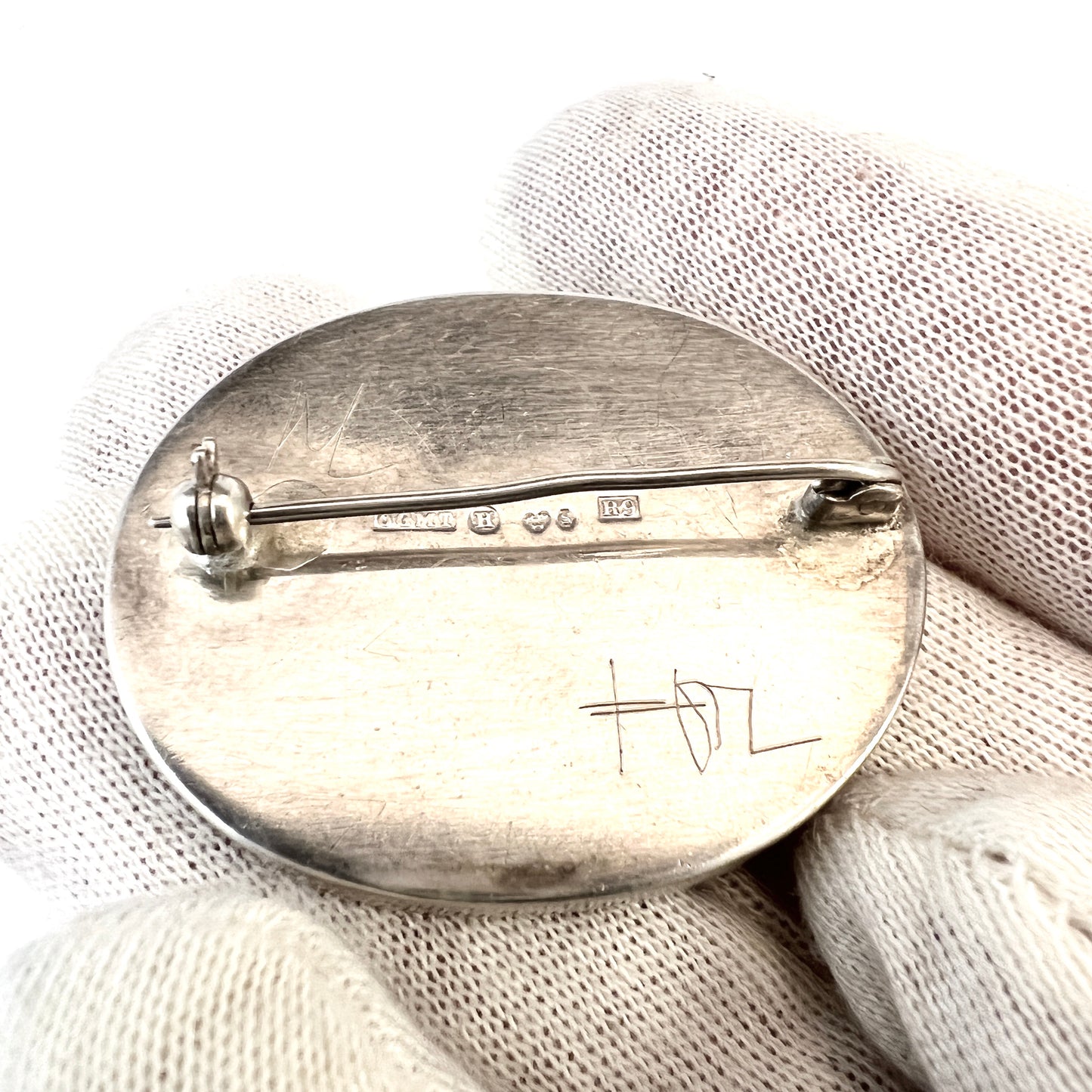 Olle Torrestad. Sweden 1967. Vintage Modernist Sterling Silver Brooch.