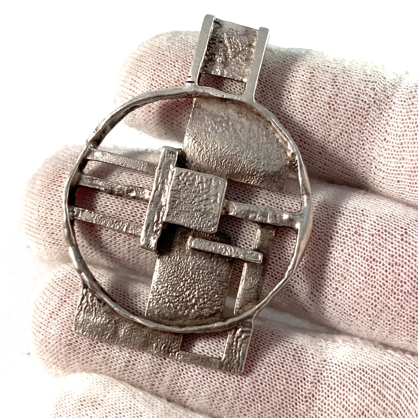 Liedholm for TreStäd, Sweden 1972 Sterling Pendant.